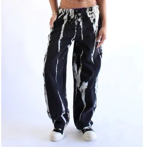 Bleach Splatter Denim Pants